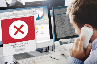 tenant screening red flags image of red x on computer screen